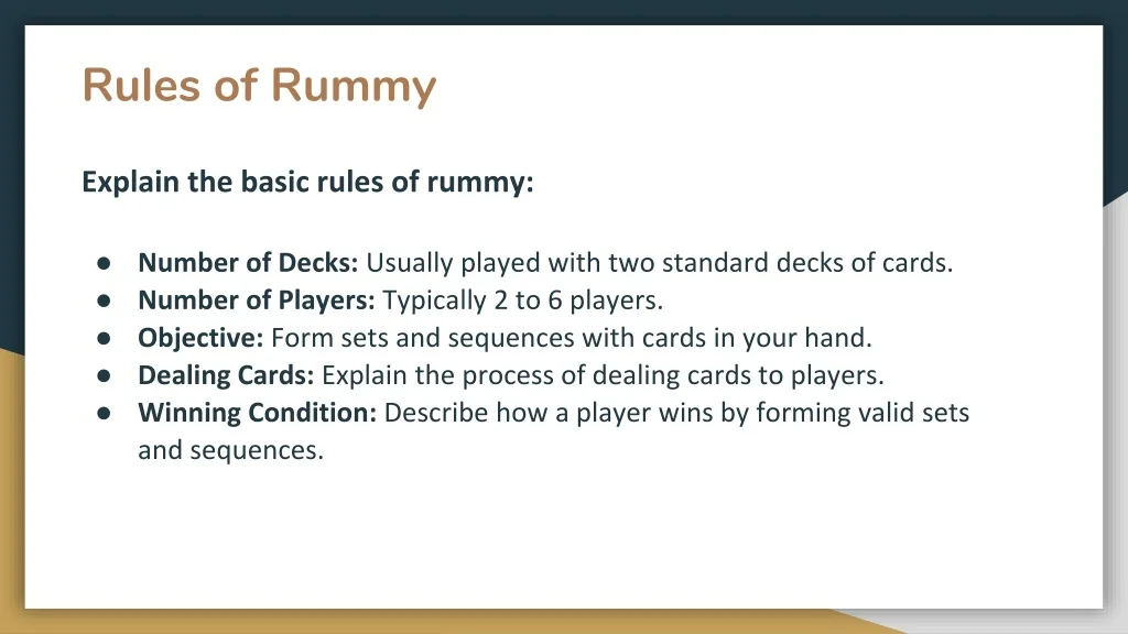 découvrez les règles officielles du rummy pour jouer correctement et améliorer votre stratégie. guide complet et clair pour tous les joueurs.